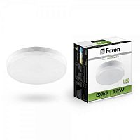 Лампа светодиодная Feron LB-453 GX Таблетка GX53 220В 12Вт 980Лм 4000К 75х24мм картинка 